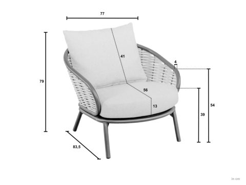 Apple Bee Pine Key Lounge Set 1 oyster