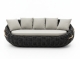 Apple Bee Cocoon Lounge Sofa Black wash inkl. Kissen 236x130x92cm