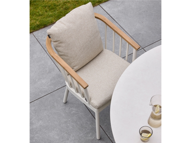 Apple Bee Condor-Melville 140cm Dining-Set 2 Oyster