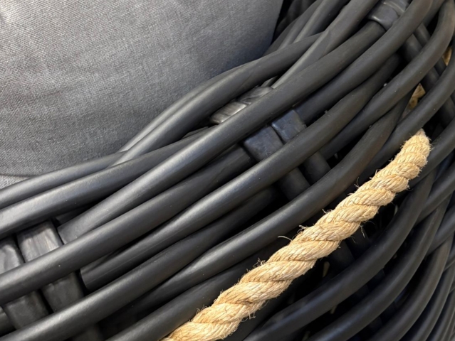 Apple Bee Cocoon-Condor Lounge-Set Black wash ca. 390x366cm