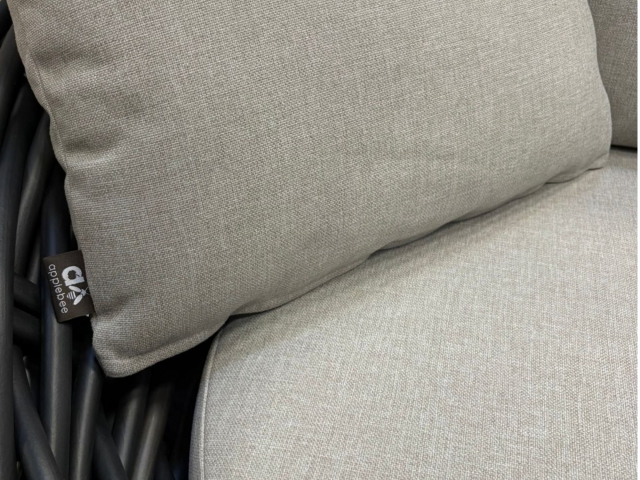 Apple Bee Cocoon-Condor Lounge-Set Black wash ca. 390x366cm