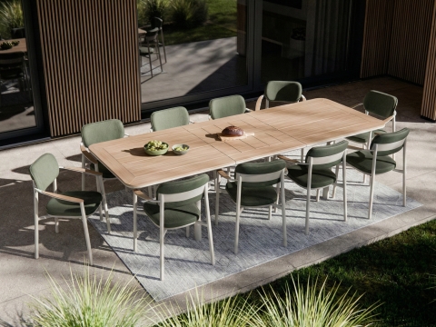 Royal Garden Kemo Stapelstuhl sand