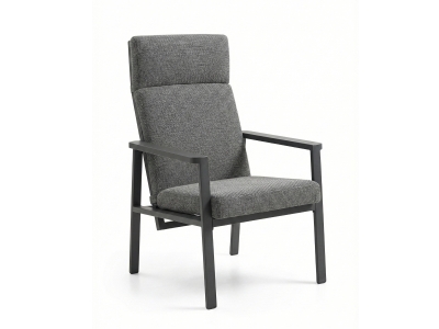 Royal Garden Focosa Gartensessel R&uuml;ckenlehne verstellbar anthrazit