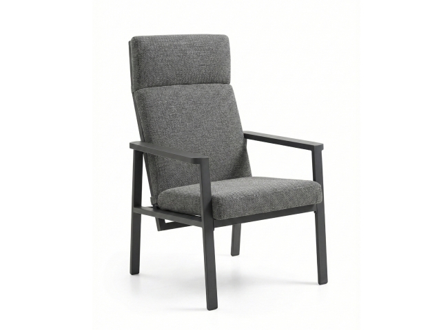 Royal Garden Focosa Gartensessel R&uuml;ckenlehne verstellbar anthrazit