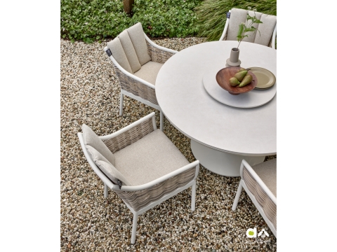 Apple Bee Milou-Melville Dining-Set 2 Oyster ca. 308cm Durchmesser