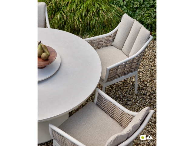 Apple Bee Milou-Melville Dining-Set 2 Oyster ca. 308cm Durchmesser