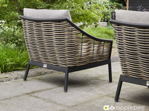 Apple Bee Milou Lounge-Set 6 schwarz