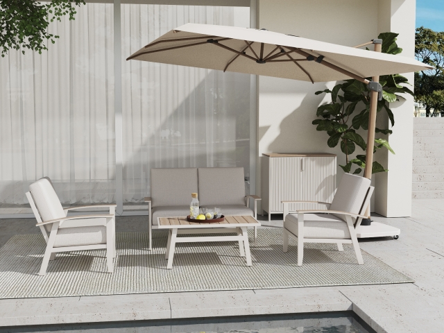 Creador Berlin Dining-Lounge inkl. Polster sand