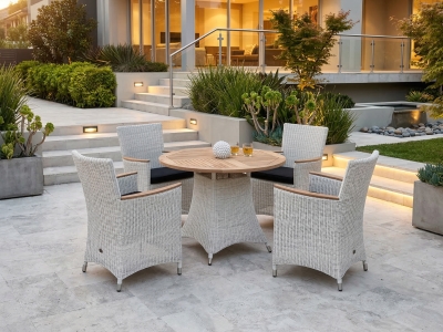 Geflecht Gartenm&ouml;bel-Set classic